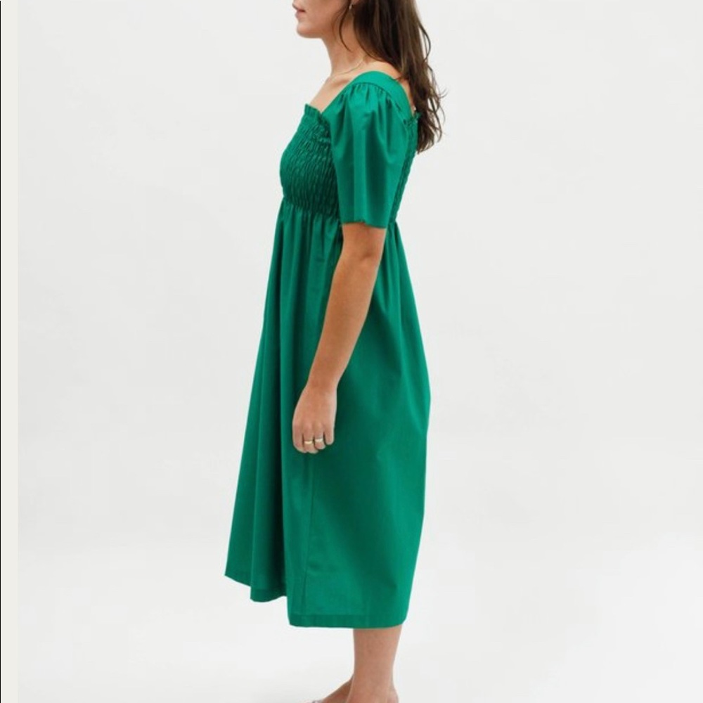 Lisa Says Gah- Toni Midi Dress Emerald